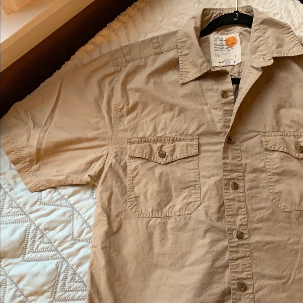 Eddie Bauer Khaki Button Down